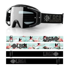 LOOSE RIDERS Goggle Race Miami - Schwarz/Multi