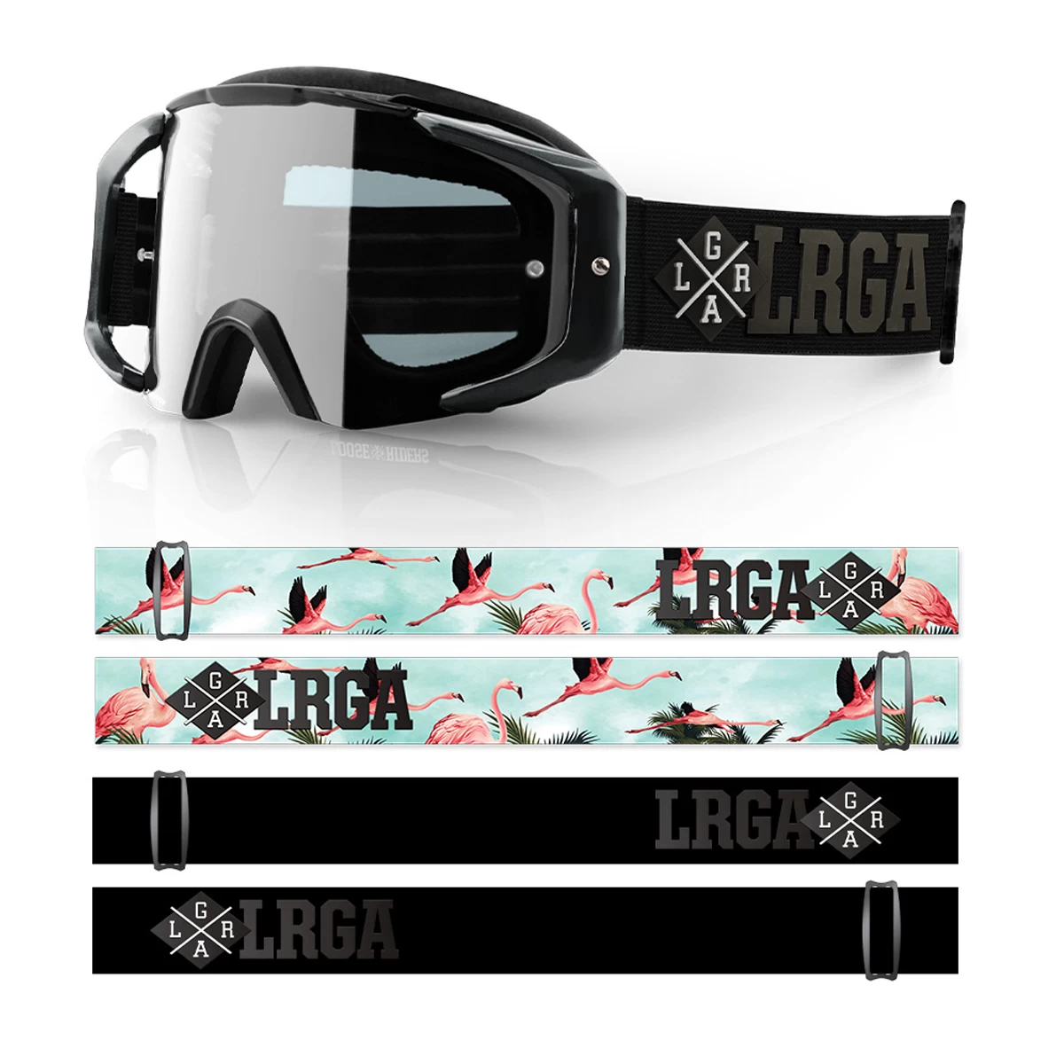 LOOSE RIDERS Goggle Race Miami - Schwarz/Multi 1 LOOSE RIDERS Goggle Race Miami - Schwarz/Multi